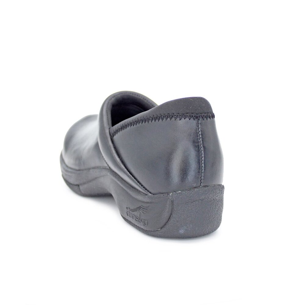 Dansko Women's Kelsey Black Leather Pro Anti-Slip Clog: Size: EU 39 / US 8.5-9 - Picture 3 of 6